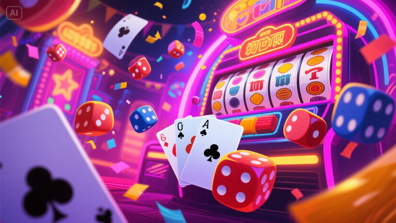Casino slots games app desktop and mobile interfaces